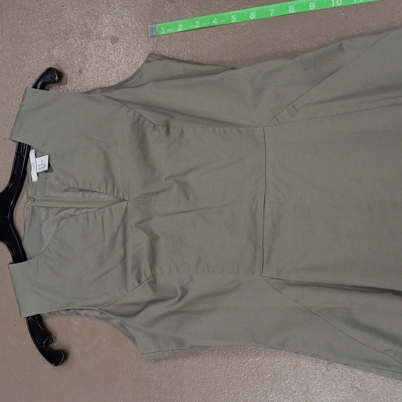 H&M Sage Colored, Sleeveless, Zip Back  Dress - Picture 7 of 12